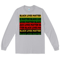 Moon Dust black lives matter seamless pattern Long Sleeve Tee - BundleAndBundleShop