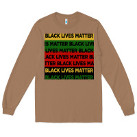 Toasted Coconut black lives matter seamless pattern Long Sleeve Tee - BundleAndBundleShop