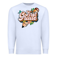 White first grade Premium Sweatshirt - JahusDesignShop