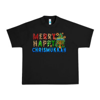 Black merry happy chrismukkah Urban Heavy Tee - FaDigitalArtStudio