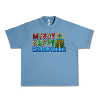 Pebble Blue merry happy chrismukkah Urban Heavy Tee - FaDigitalArtStudio