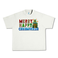Pistachio merry happy chrismukkah Urban Heavy Tee - FaDigitalArtStudio