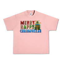 Salmon merry happy chrismukkah Urban Heavy Tee - FaDigitalArtStudio