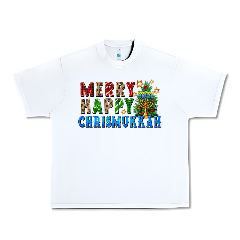 Merry Happy Chrismukkah Urban Heavy Tee by FaDigitalArtStudio | Teevron