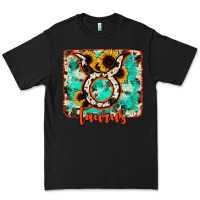 Black taurus turquoise cowhide Premium Tee - RanaPortraitStore