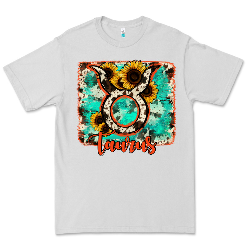 Taurus Turquoise Cowhide Premium Tee by RanaPortraitStore | Teevron