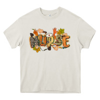 Cream fall nurse Heavy Core Tee - CowGirlArtShop
