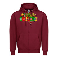 Burgundy do it for the culture Zipper Hoodie - JahusDesignShop