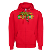 Red do it for the culture Zipper Hoodie - JahusDesignShop