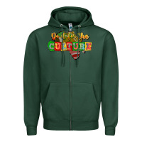 Sports Green do it for the culture Zipper Hoodie - JahusDesignShop