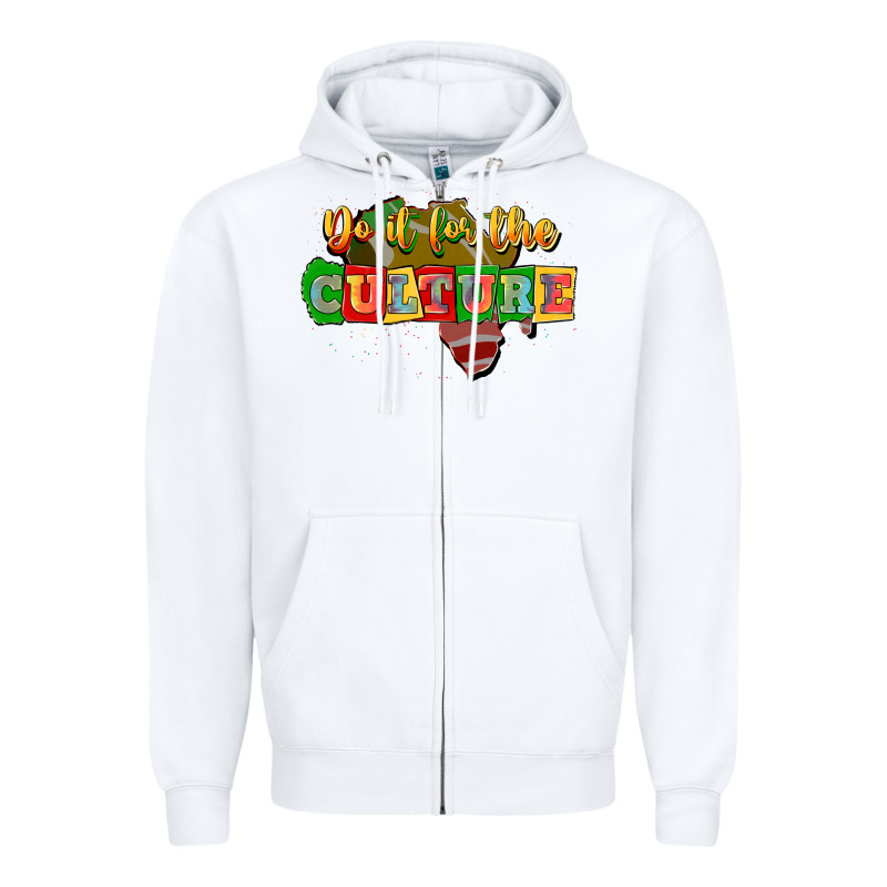 Do It For The Culture Zipper Hoodie by JahusDesignShop | Teevron