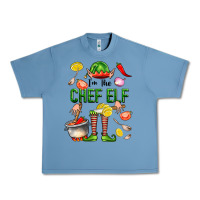 Pebble Blue im the chef elf Urban Heavy Tee - FaDigitalArtStudio