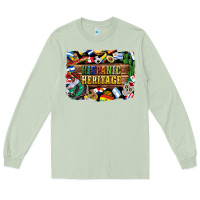 Matcha hispanic heritage flags Long Sleeve Tee - BundleAndBundleShop