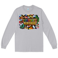 Moon Dust hispanic heritage flags Long Sleeve Tee - BundleAndBundleShop