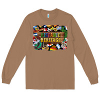 Toasted Coconut hispanic heritage flags Long Sleeve Tee - BundleAndBundleShop