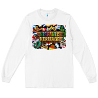 White hispanic heritage flags Long Sleeve Tee - BundleAndBundleShop