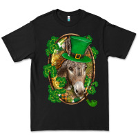 Black St. Patrick's day Donkey Premium Tee - CowGirlArtShop
