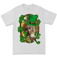 Dove Grey St. Patrick's day Donkey Premium Tee - CowGirlArtShop