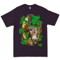Plum St. Patrick's day Donkey Premium Tee - CowGirlArtShop