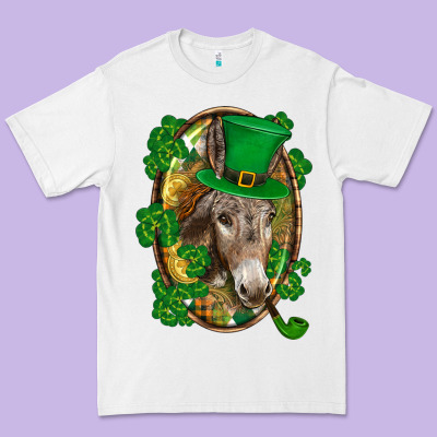 St. Patrick's Day Donkey Premium Tee Designed By Cowgirlartshop