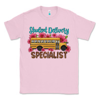 Bubblegum Pink student delivery specialist school bus Classic Tee - Artiststas