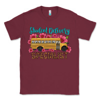 Burgundy student delivery specialist school bus Classic Tee - Artiststas