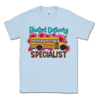 Dusty Blue student delivery specialist school bus Classic Tee - Artiststas