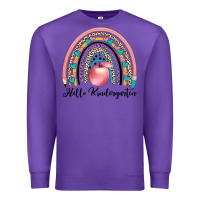 Purple hello kindergarten Premium Sweatshirt - JahusDesignShop
