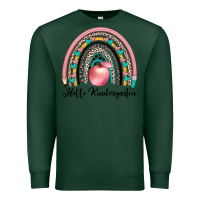 Sports Green hello kindergarten Premium Sweatshirt - JahusDesignShop