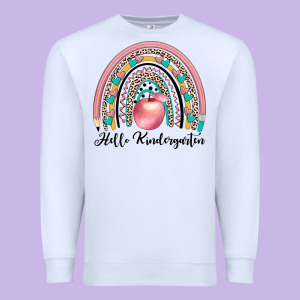 Hello Kindergarten Premium Sweatshirt Designed By Jahusdesignshop