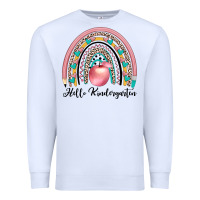 White hello kindergarten Premium Sweatshirt - JahusDesignShop