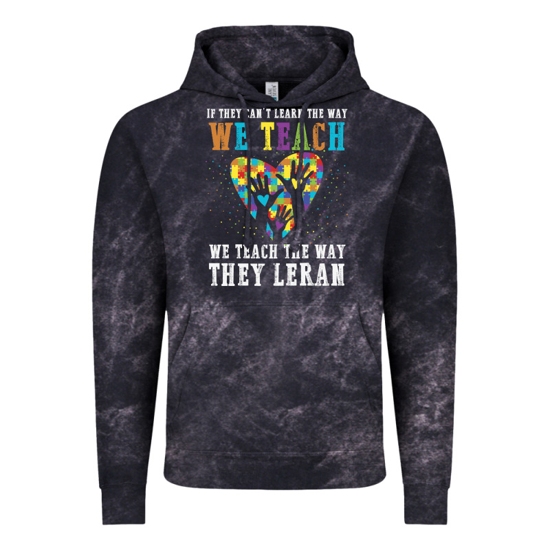 Autism Awareness Teacher Vintage Hoodie by CowhideDigitalArt | Teevron