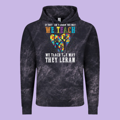 Autism Awareness Teacher Vintage Hoodie Designed By Cowhidedigitalart