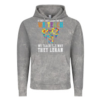 Cloud Rock Autism Awareness Teacher Vintage Hoodie - CowhideDigitalArt