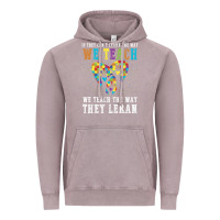 Vintage Zinc Autism Awareness Teacher Vintage Hoodie - CowhideDigitalArt