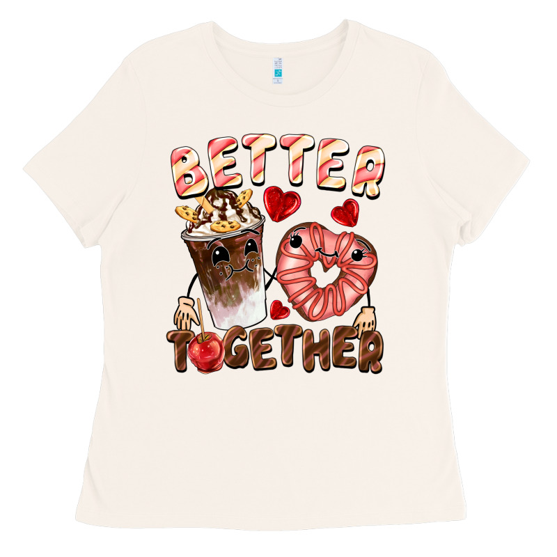 Better Together Valentine's Day Ladies Tee by FaDigitalArtStudio | Teevron