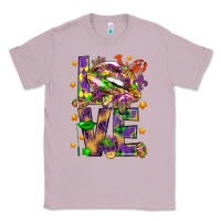 Lilac Mardi Gras love lips Classic Tee - HowdyJamesFarm