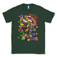 Sports Green Mardi Gras love lips Classic Tee - HowdyJamesFarm