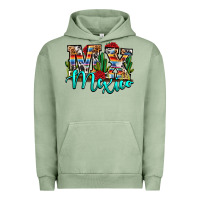 Pigment Oil Green MX Mexico Urban Hoodie - RanaPortraitStore