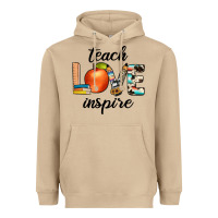 Mushroom teach love inspıre Heavyweight Hoodie - JahusDesignShop