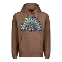 Chestnut autism awareness rainbow Premium Hoodie - RacoonDesign