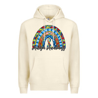 Sandshell autism awareness rainbow Premium Hoodie - RacoonDesign