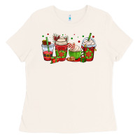 Bone christmas coffee cups Ladies Tee - OliviaCreatesArt