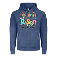 Vintage Denim easter he is not here for he has risen just as he Vintage Hoodie - LillyAllenDesigns