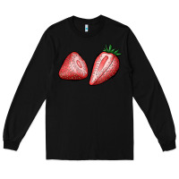 Black strawberries Long Sleeve Tee - BundleAndBundleShop
