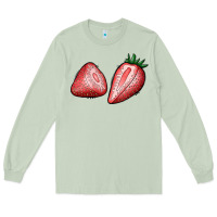 Matcha strawberries Long Sleeve Tee - BundleAndBundleShop
