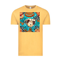 Vintage Mustard dog coffee cups and food container with cowhide seamless pattern bbs Vintage Tee - BundleAndBundleShop