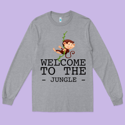 Welcome To The Jungle Long Sleeve Tee Designed By Bettercallsaul