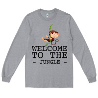 Heather Grey Welcome To The Jungle Long Sleeve Tee - Bettercallsaul