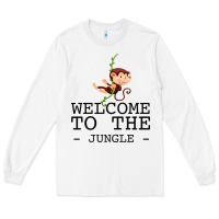 White Welcome To The Jungle Long Sleeve Tee - Bettercallsaul